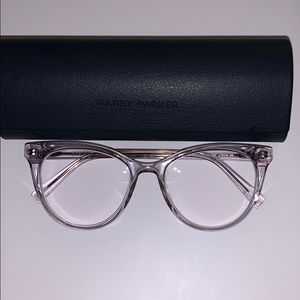 Clear / crystal WarbyParker glasses